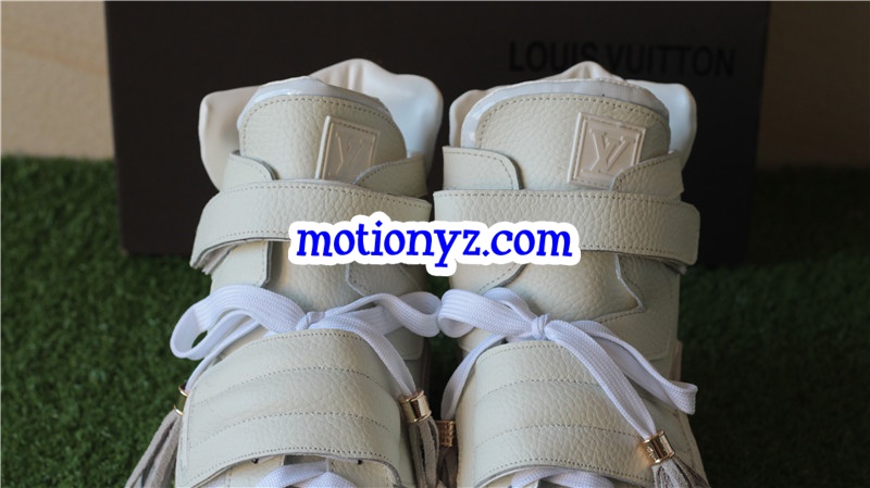 Brand Sneaker High Top Cream White